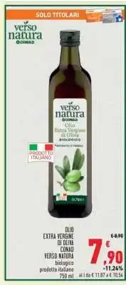 Conad Olio Extra Vergine di Oliva Conad Verso Natura offerta