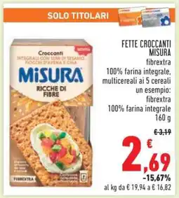 Conad FETTE CROCCANTI MISURA offerta