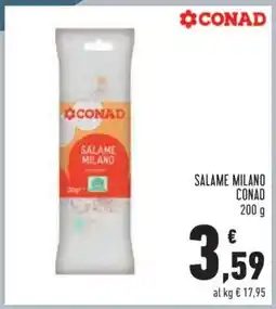 Conad Salame Milano Conad offerta