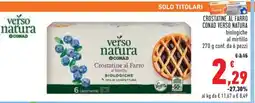 Conad Crostatine al Farro Conad Verso Natura offerta