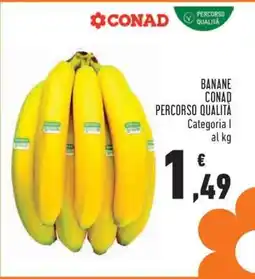 Conad Banane Conad Percorso Qualità offerta