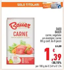 Conad DADO BAUER offerta