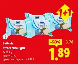 Lidl Latteria Stracchino light offerta