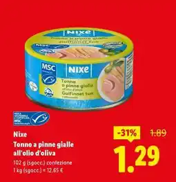 Lidl Nixe offerta