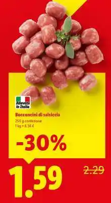 Lidl Bocconcini di salsiccia offerta