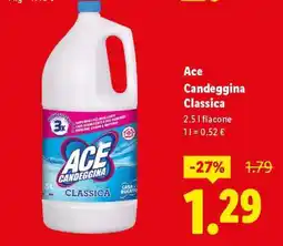 Lidl Ace Candeggina Classica offerta