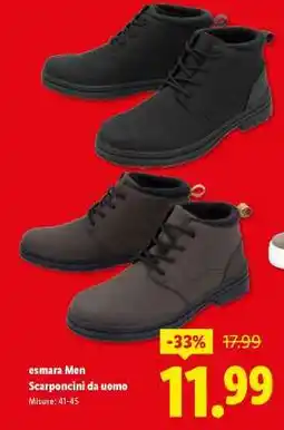 Lidl esmara Men Scarponcini da uomo offerta