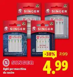 Lidl SINGER offerta