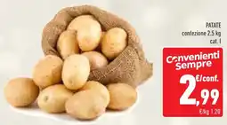 Conad PATATE confezione cat. offerta