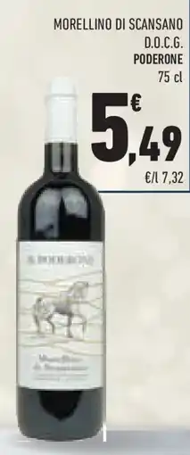 Conad Morellino di scansano D.O.C.G. PODERONE offerta