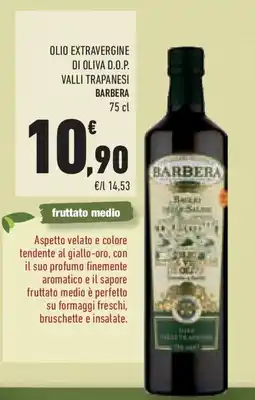 Conad Olio extravergine di oliva d.o.p. valli trapanesi BARBERA offerta