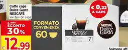 Despar Caffè caps Dolce Gusto NESCAFÈ 60 caps offerta