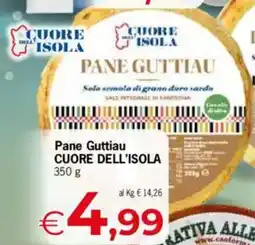 Despar Pane Guttiau CUORE DELL'ISOLA offerta