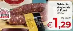 Despar Salsiccia stagionata di Fonni all'etto offerta