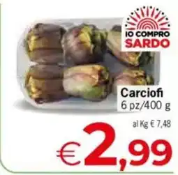 Despar Carciofi 6 pz offerta