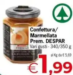 Despar Confettura/ Marmellata Prem. DESPAR Vari gusti offerta
