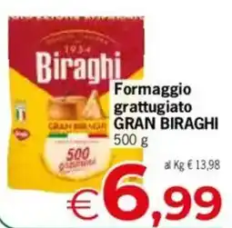 Despar Formaggio grattugiato GRAN BIRAGHI offerta