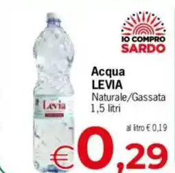 Despar Acqua LEVIA Naturale/Gassata offerta