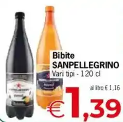 Despar Bibite SANPELLEGRINO Vari tipi offerta