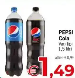 Despar PEPSI Cola vari tipi offerta