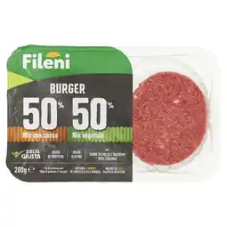 Ipercoop BURGER 50% CARNE 50% VEGETALE FILENI offerta