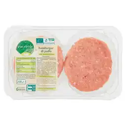 Ipercoop HAMBURGER DI POLLO BIO VIVI VERDE offerta