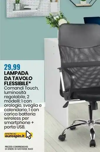 Vicino a te lampada da tavolo flessibile