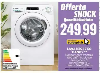 Eurospin Lavatrice 7 kg offerta