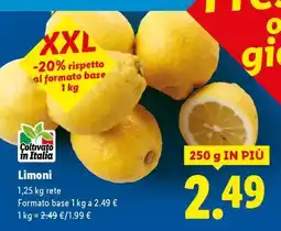Lidl Limoni offerta