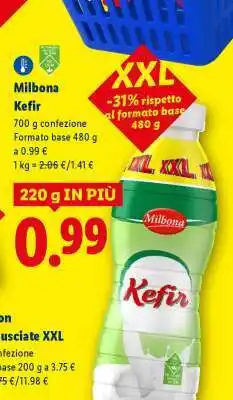 Lidl Milbona Kefir offerta