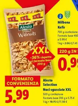 Lidl Alesto Selection Noci sgusciate XXL offerta