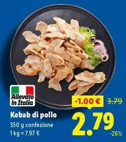 Lidl Kebab di pollo offerta