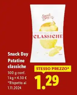 Lidl Snack Day Patatine classiche offerta