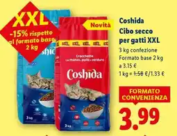 Lidl Coshida Cibo secco per gatti XXL offerta
