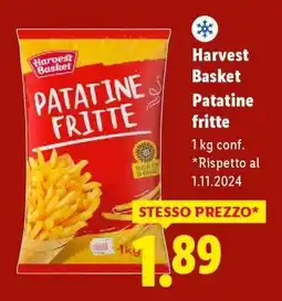 Lidl Harvest Basket Patatine fritte offerta