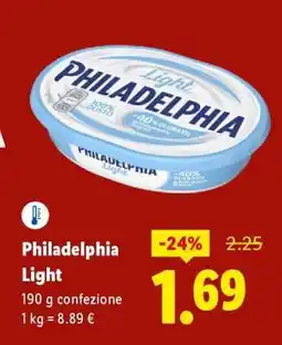 Lidl Philadelphia Light offerta