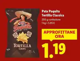 Lidl Pata Paquita Tortilla Classica offerta