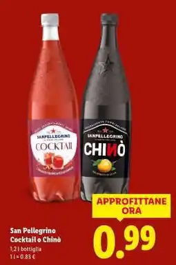 Lidl San Pellegrino Cocktail o Chinò offerta