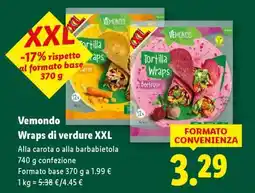 Lidl Vemondo Wraps di verdure XXL offerta