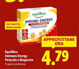 Lidl Equilibra Immuno Energy Potassio e Magnesio offerta