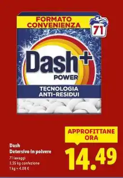 Lidl Dash offerta