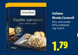 Lidl Italiamo Risotto Carnaroli offerta