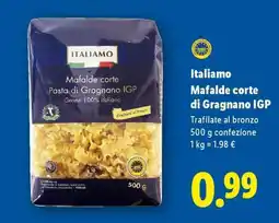 Lidl Italiamo Mafalde corte di Gragnano IGP offerta