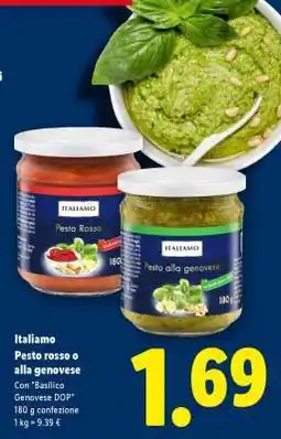 Lidl Italiamo Pesto rosso o alla genovese offerta