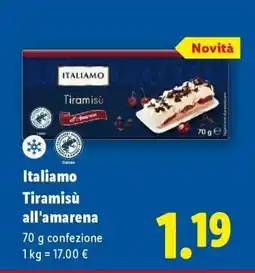 Lidl Italiamo Tiramisù all'amarena offerta