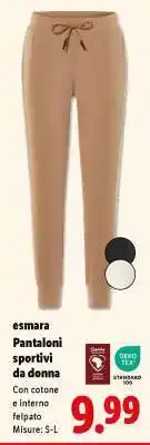 Lidl esmara Pantaloni sportivi da donna offerta