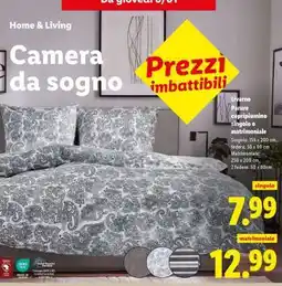 Lidl Livorno Parure copripiumino offerta