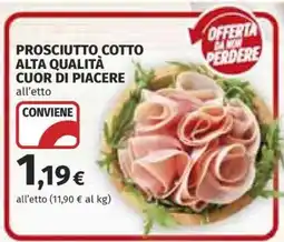 Coop Prosciutto Cotto Alta Qualità Cuor di Piacere offerta