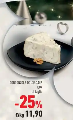 Conad Margherita Gorgonzola dolce d.o.p. IGOR al taglio offerta
