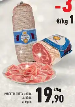 Conad Margherita Pancetta tutta magra aurora al taglio offerta